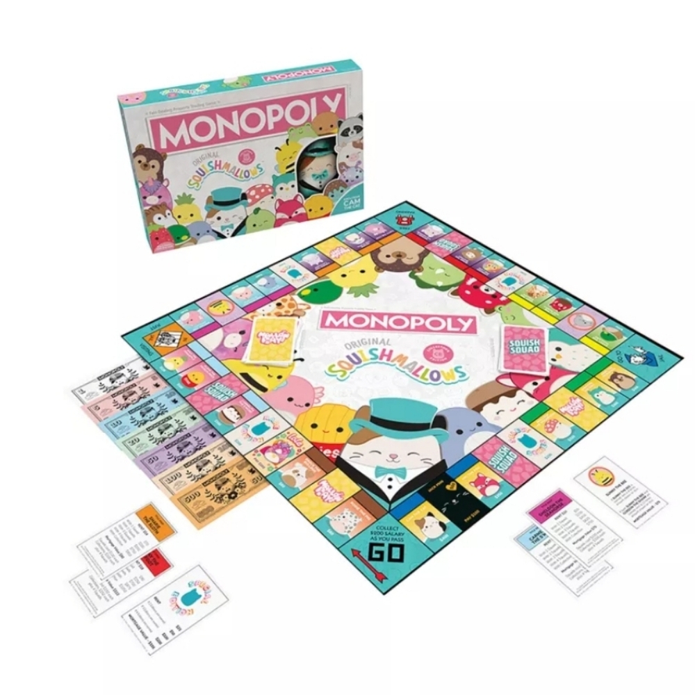 Monopoly: Original Squishmallows Collector's Edition board game. Unopened, NIB - Picture 3 of 5